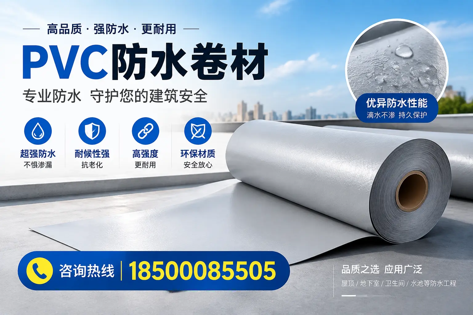 通辽地区pvc防水卷材的市场现状与发展趋势